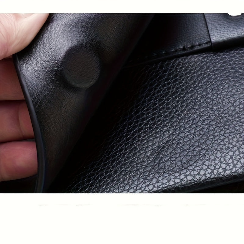 New Men'S Shoulder Bag Made of Genuine, Stylish Crossbody Bag, Casual Backpack for Men, Multifunctional Hanging Bag.