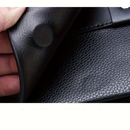 New Men'S Shoulder Bag Made of Genuine, Stylish Crossbody Bag, Casual Backpack for Men, Multifunctional Hanging Bag.