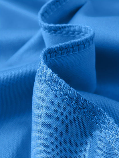 Pearson OBM Men'S Classic Breathable Knit Polyester Polo Shirt - Casual Style, Solid Color, Regular Fit with Slight Stretch, Summer Collared Top with Button Detail