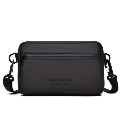 WEIXIER Unisex Fashion Messenger Bag, Shoulder Satchel with Detachable Strap, Polyester Lined, Business Briefcase for Commuting & Outdoor, Ideal Gift for Husband Or Boyfriend