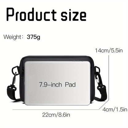 WEIXIER Unisex Fashion Messenger Bag, Shoulder Satchel with Detachable Strap, Polyester Lined, Business Briefcase for Commuting & Outdoor, Ideal Gift for Husband Or Boyfriend