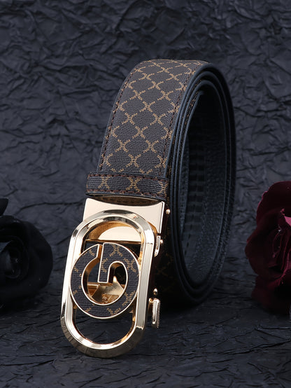 2025 New Automatic Buckle Belt, Versatile Business Casual Luxury Trendy Men's Leather Belt