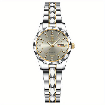 BINBOND Luxury Fashion Calendar Date Women's Quartz Watch