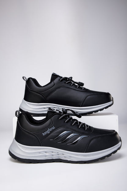 Women's Drawstring Sports Shoes, Waterproof Anti-slip Low Top Running Sneakers, Outdoor Gym Jogging Trainers