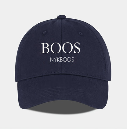 MLFO Casual "BOOS NYKBOOS" Baseball Cap, Lightweight Polyester, Adjustable Fit, Curved Brim, Hand Washable, 5 Colors, with Thanksgiving and Father'S Day Prints