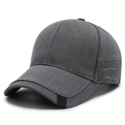 Men's Casual Polyester Baseball Cap, Ideal Choice For Gifts