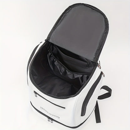 TRAVEL SEASON Large Capacity Sports Backpack - Durable Polyester, Wet/Dry Separation, Multi-Compartment Gym Tote Bag for Men and Women, Travel Backpack