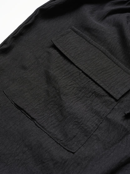 Women'S Casual Solid Color Shorts with Pockets, 100% Polyester, Woven Fabric, 126g/m², All-Season Comfort, Versatile Style