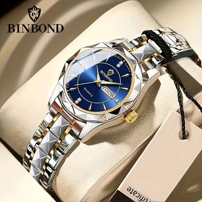 Women's Casual Luxury Simple Luminous Calendar Quartz Watch