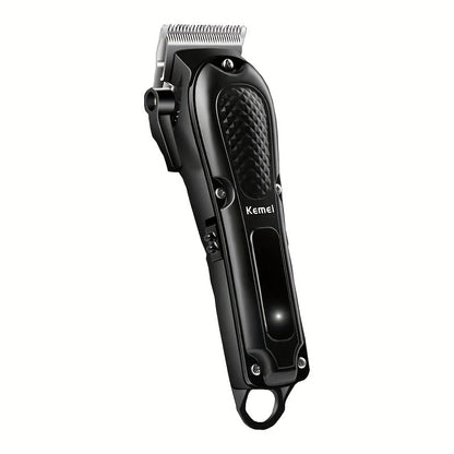 Kemei KM-1071 Electric Hair Clipper USB Rechargeable Cordless Beard Trimmer Men Powerful Hair Clipper Trimming Tool