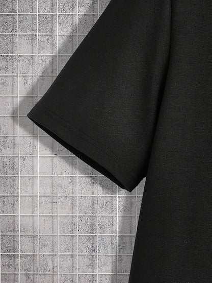 Men's suit short sleeve T-shirt and shorts