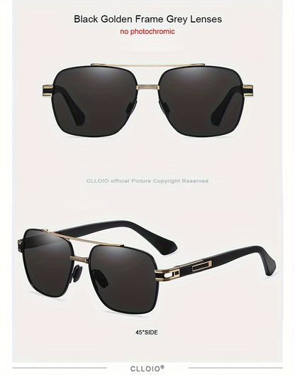 CLLOIO Top Quality Photochromic Men Women Polarized Driving Chameleon Anti-glare Sport UV400