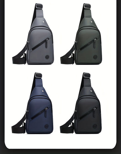 Stylish Men's Chest Bag Multifunctional Student Crossbody Bag Daily Commuting Trendy Versatile Shoulder Bag Outdoor Sports Bag Riding Small Backpack