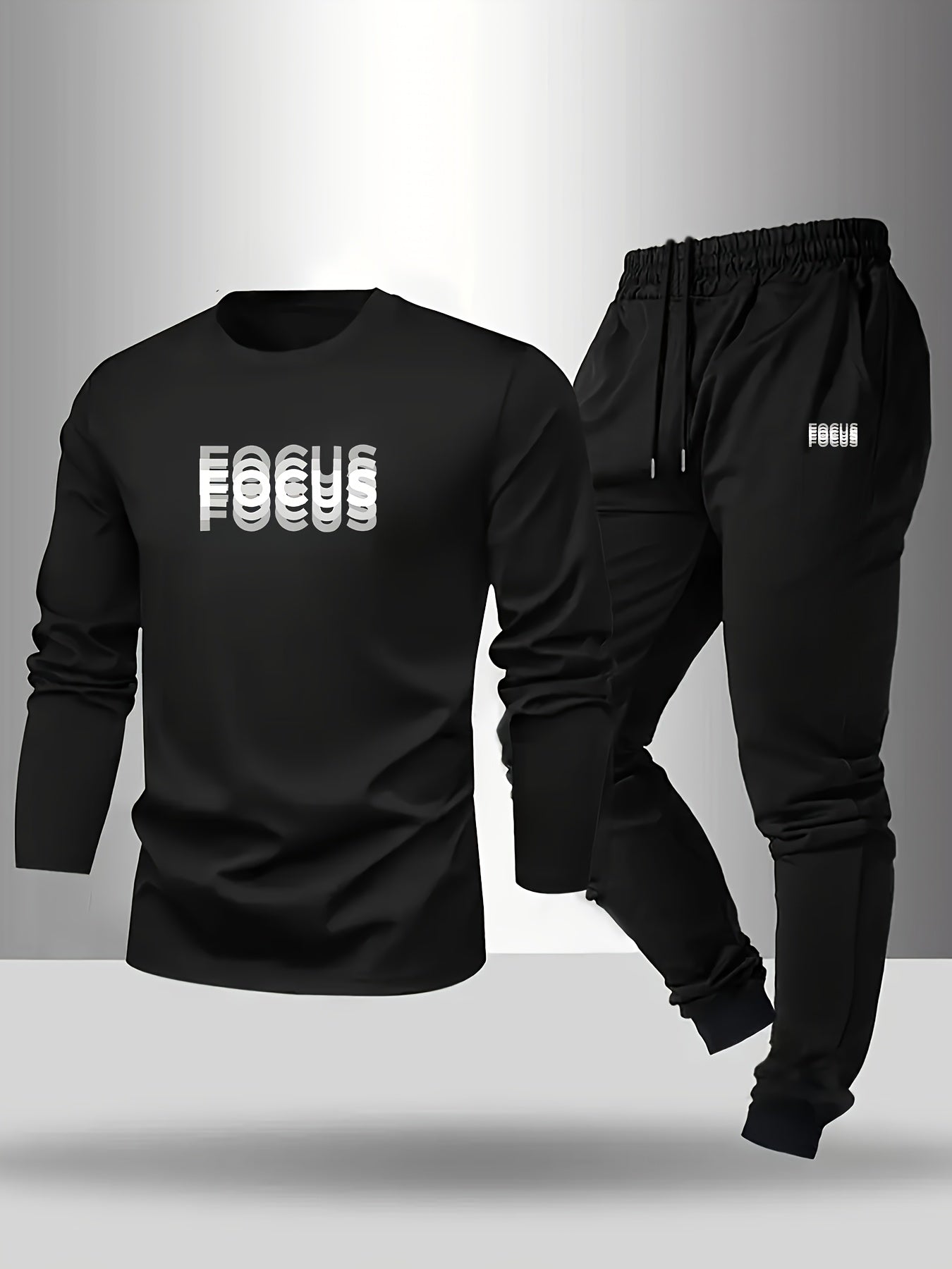 Men's Casual Comfortable Breathable Printed Loungewear Pants Set