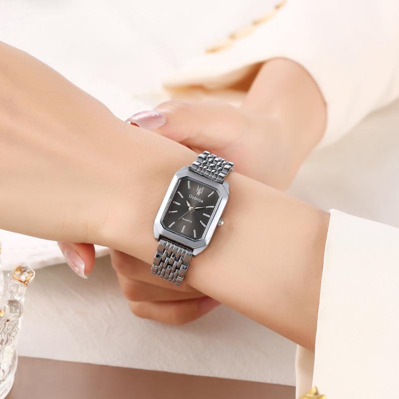 Fashion Classic Five-Bezel Bracelet Watch Square Fashion Watch A Must-have for women
