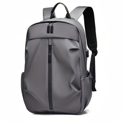 Men's Fashion Solid Color Simple Double Shoulder Backpack Lightweight Backpack Sports Travel Commuting Laptop Backpack Student Backpack
