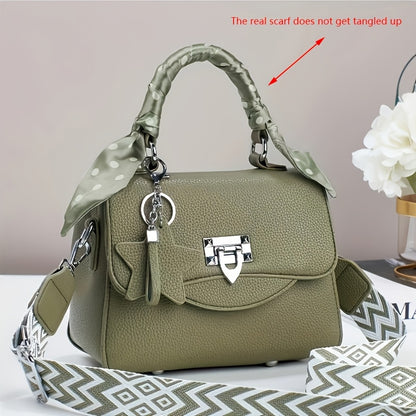 High-looking, light luxury, forest style 2024 new Dai Fei bag, hand-held, crossbody, single Handbag, versatile and fashionable small square bag