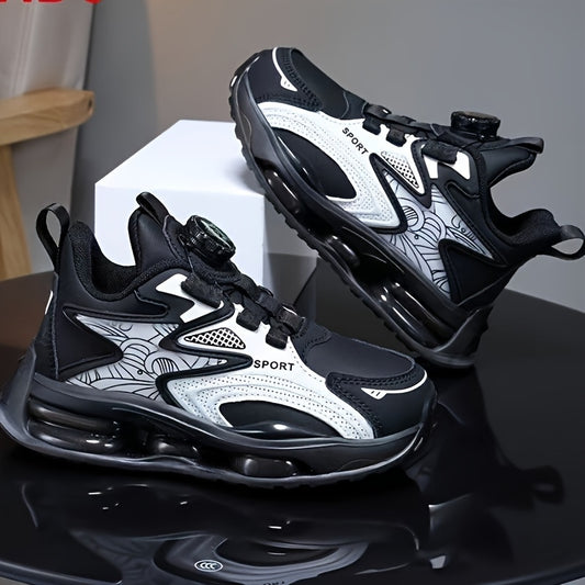 New Fashionable Sports Casual Shoes High Quality Easy Twist Button Anti-Slip Jelly Sole Campus Running Shoes Spring and Autumn Collection