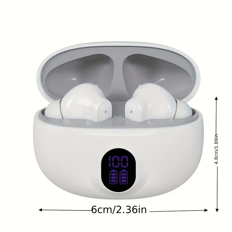 2025 New Model of Wireless Earphones with LED Battery Display, Long-Lasting Battery Life, and High-Fidelity Sound Quality That Feels Like a Music Feast. They Provide a Comfortable and Stylish Earbud Experience, Available in T
