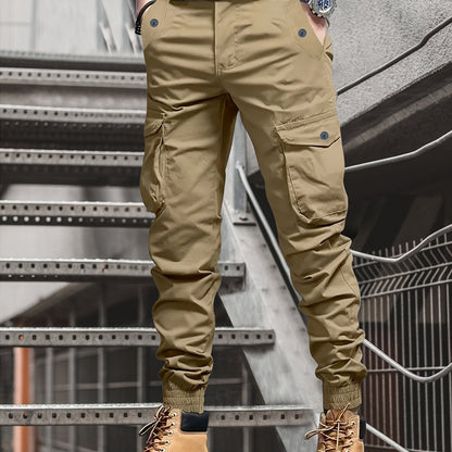 Men'S Cargo Pants, Stylish And Casual Joggers with Multiple Pocket Decorations, Suitable for Spring And Summer, Model 2188.