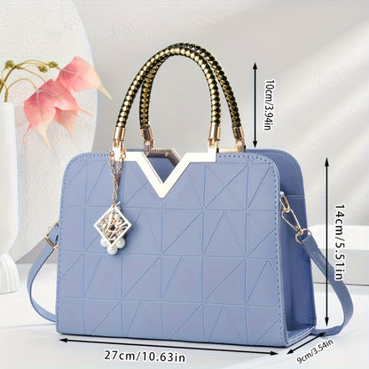 Large Capacity Tote Bag for Women, Stylish New Summer Casual Versatile Shoulder Bag with Premium Texture, Perfect Work Commute Gift