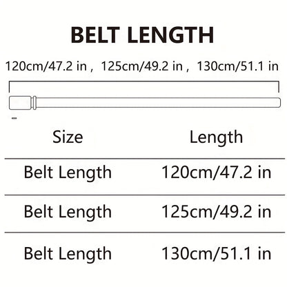 Men's Luxury Belt with Automatic Buckle - Adjustable 120-130cm, Formal & Casual Dress Belt, Alloy Construction for Everyday & Special Occasions - Sophisticated Men's Accessory, Belt Accessories, Stylish Crocodile Texture, Tex