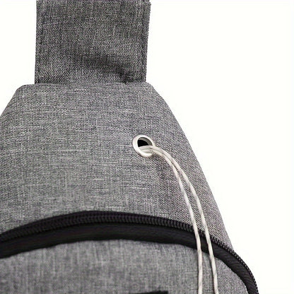 Men'S Canvas Backpack, Black, Multi-Compartment, Adjustable Straps, Woven, Spiked Details, Daily Commute Style, Hand Washable, Uncharged, for Travel & Everyday Use