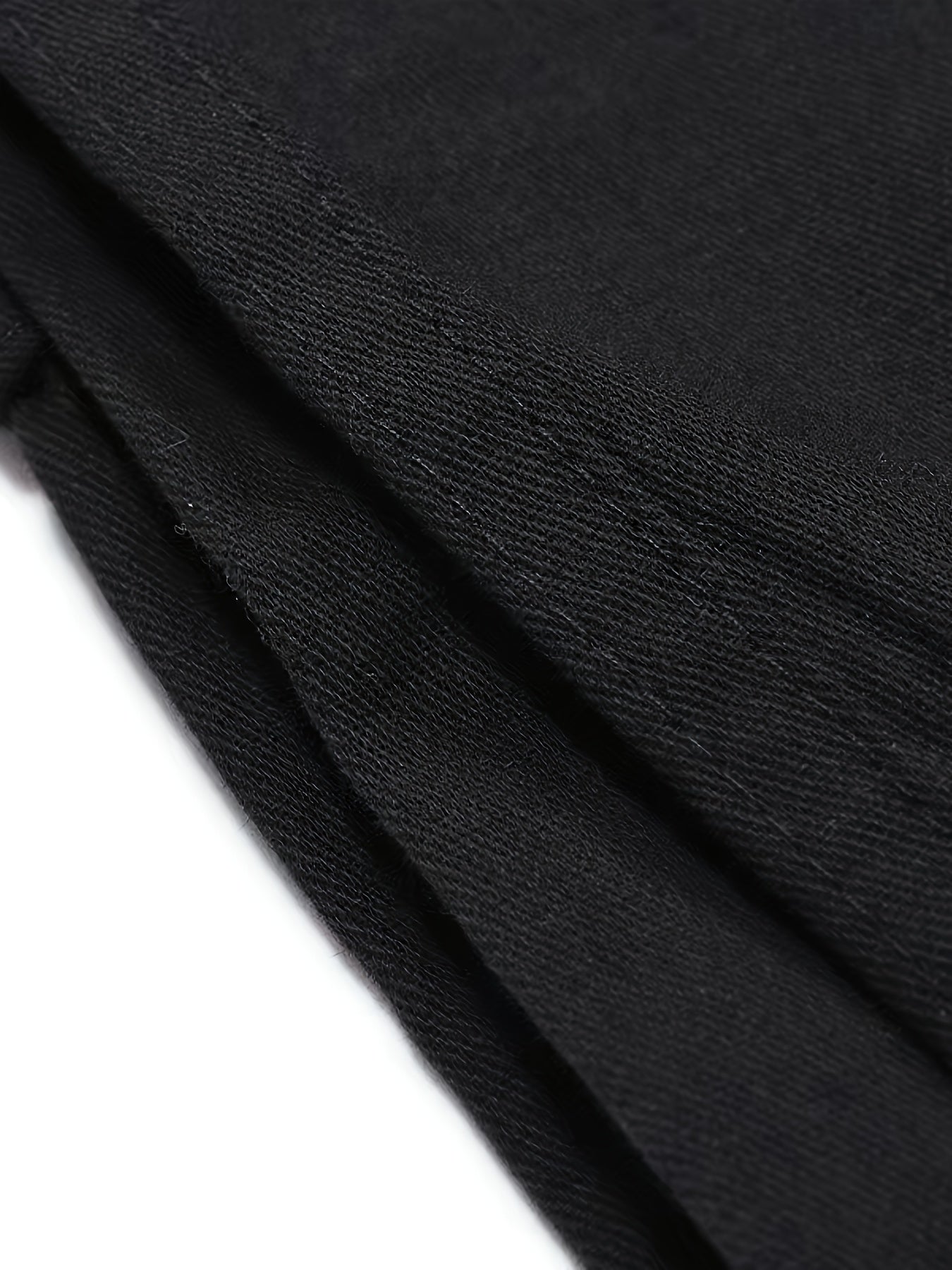 Men'S Casual Cargo Pants, 95% Cotton 5% Spandex, Skinny Fit, Solid Color, Long Length, Woven Fabric, Non-Stretch, with Pockets, 215g/m² Weight