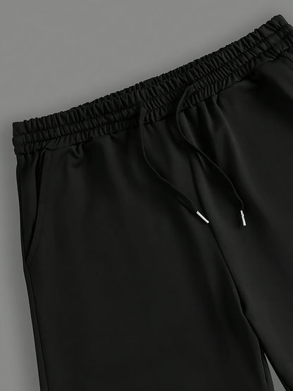 Men's suit short sleeve T-shirt and shorts