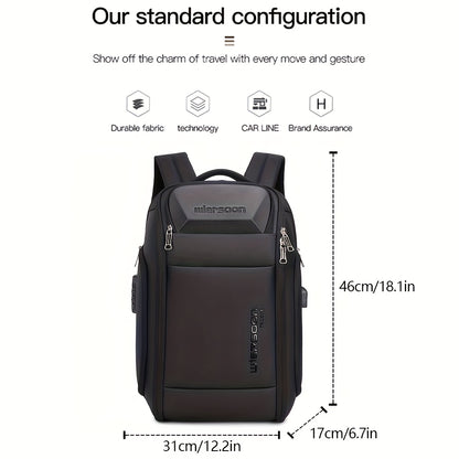 Large Capacity Men's Backpack Business Computer Backpack High Quality Business Multifunctional Password Anti-theft Backpack