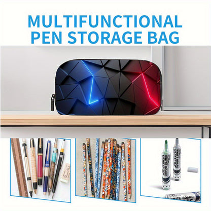 3pcs Gamer Large Capacity Lightweight Nylon Daypack with Lunch Bag & Pencil Case, Perfect for, Travel, or Daily Commute, Great Birthday or Holiday Gift, Backpack for Travel