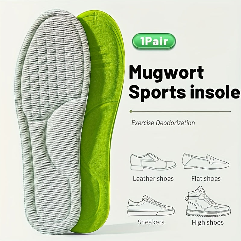1 Pair Unisex 5D Diamond Massage Insoles - Quick-Sweat Memory Foam Comfort Shoe Inserts for All-Day Support, Relieves Foot Pressure & Improves Circulation, Fits Various Shoes, Foot Massager