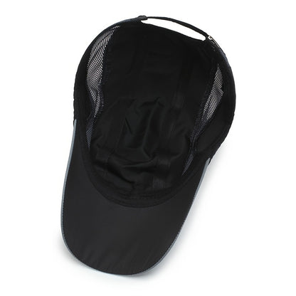 New Summer Quick-Dry Baseball Cap Unisex Youth Fashion Outdoor Sports Sun Protection Breathable Mesh Hat Sunshade Truck Hat
