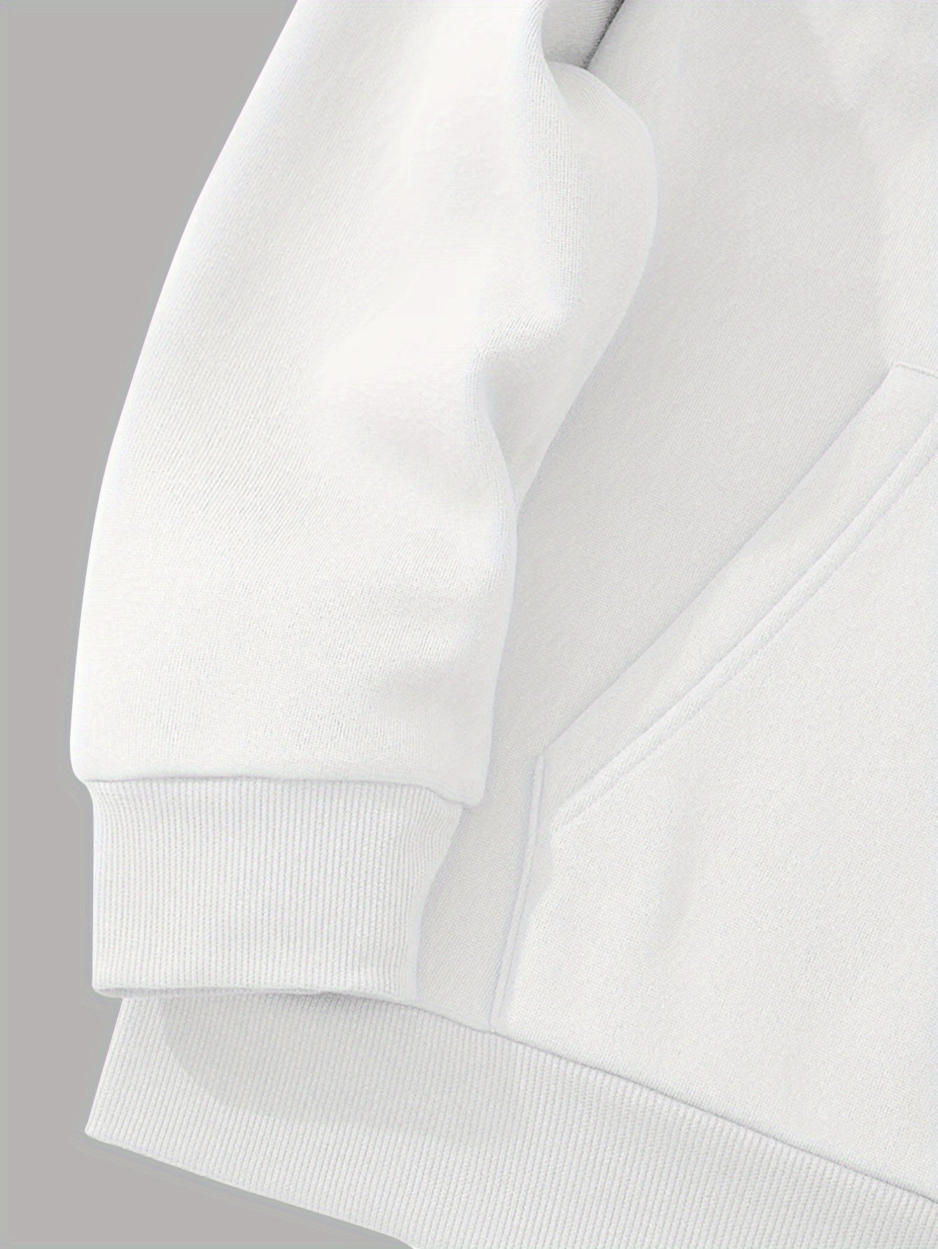 New Autumn and Winter Men's Fleece-Lined Hooded Sweatshirt Set with Print, Long-Sleeve Hoodie and Drawstring Pants for Couples