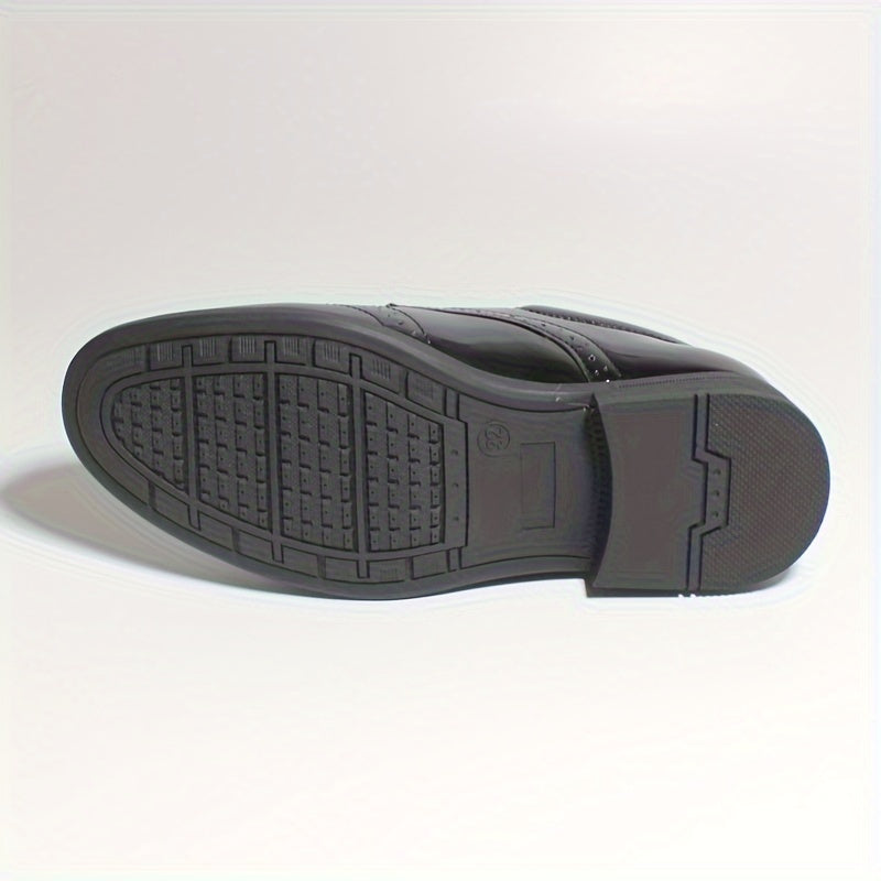 Boys Shoes Brogue Formal Classic Footwear Boys Oxford Shoes Classic Oxfords Wingtip Dress Shoes Round Toe Shoes