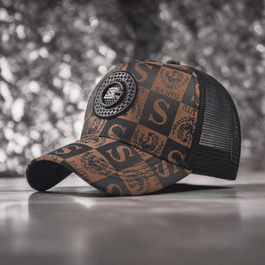 Retro Patchwork Embroidered Letter S Baseball Cap - Breathable Mesh Sun Hat for Men & Women, Checkered Duckbill Design, Summer Outdoor Fashion Hat with Wide Brim, Patches for Hats