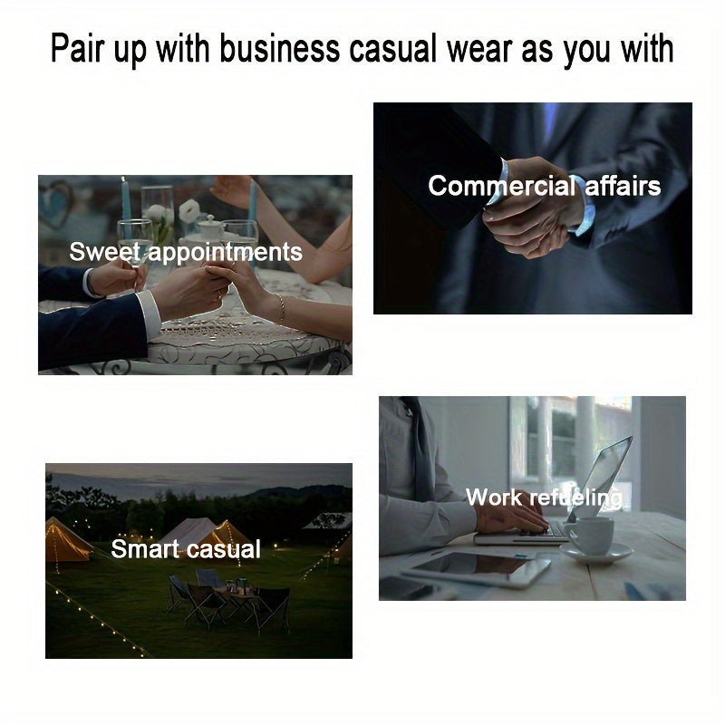 2025 New Men'S Business Slim-Fit Long-Sleeve Shirt, Wrinkle-Free, Elastic, And Smooth Fabric.