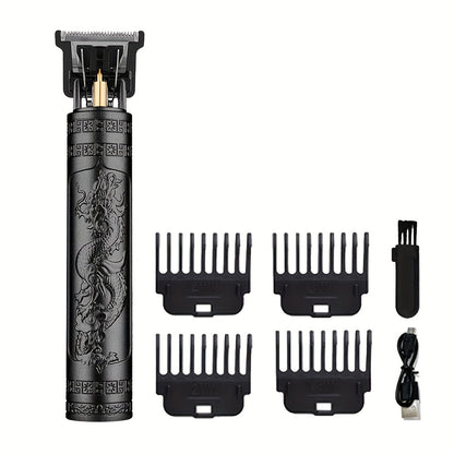 Men'S Grooming Trimmer and Shaver Set, WEEME Brand, Cordless USB Rechargeable, T-Shaped Blade, Beard Edging Tool, Can Be Trimmed and Carved, Fits Different Hairstyles, Includes 4 Limit Combs, Home Haircutting Kit, Barber Acce