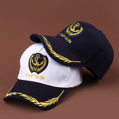 One Fashionable Casual Boat Anchor Baseball Cap Unisex Hat Adjustable Outdoor Portable Visor