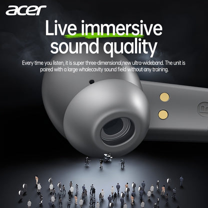 30 ժամյա անլար ականջակալներ Acer OHR503 Mini Sport անլար ականջակալներ | Անլար ստերեո, երկար 30 ժամյա սպասման ռեժիմ, աղմուկի մարում, հարմարավետ կրելու համար | Համընդհանուր չափս, վերջին մոդել, հպումային կառավարում
