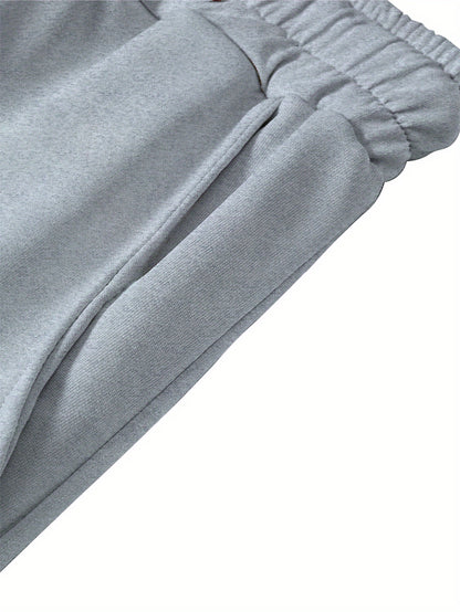 Busy doing nothing 2025 New Plus Size Women'S Shorts Summer Casual Versatile Medium Pants Sports American Trendy Outerwear Extra Large Five-Fifth Pants Summer Beach Pants - Polyester, Casual, Summer, Track Shorts, Slight Stre