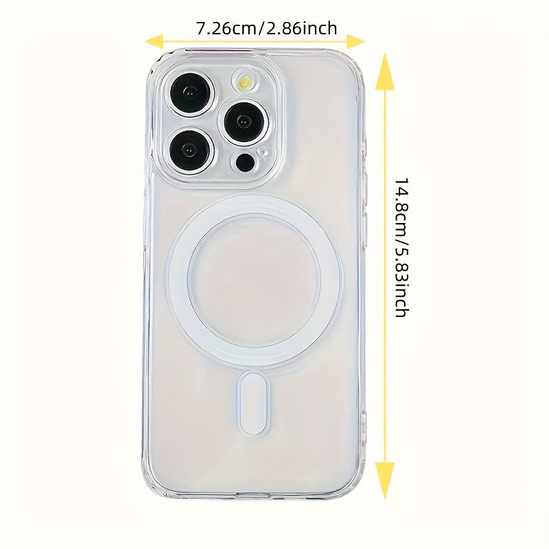 Համատեղելի է iPhone 16 Pro Max/iPhone 15 Pro Max և iPhone 16e/iPhone 15/16 Pro մագնիսական անլար լիցքավորման հեռախոսի պատյան, տեսախցիկի ոսպնյակի պաշտպանություն