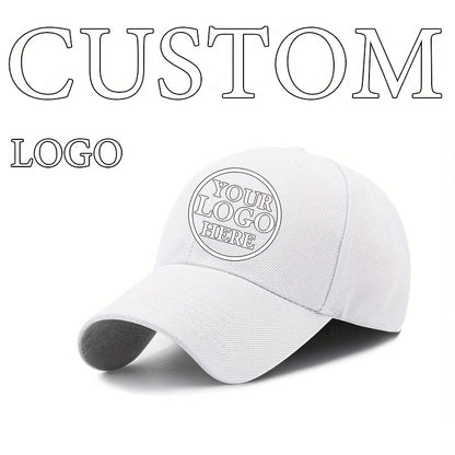 Customizable Baseball Cap - Adjustable, Lightweight Polyester Hat for Men & Women - Personalize with Text, Photos, or Logo - Available in Multiple Colors, Custom Baseball Cap, Without Battery