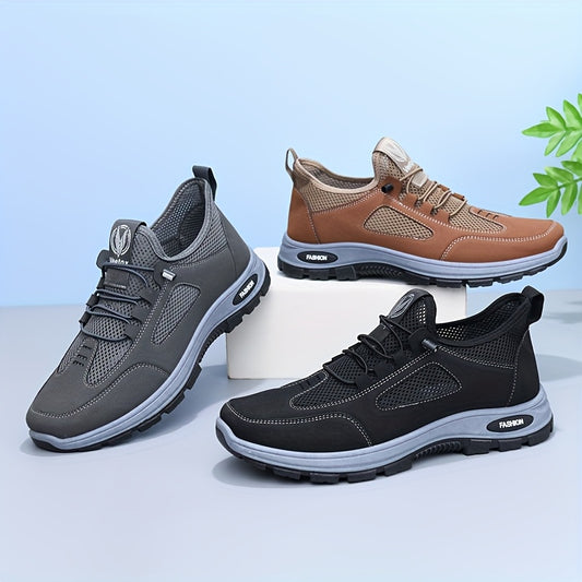 NeoFlex Men'S Breathable Running Shoes - Elastic Weave Upper & Cloud Cushion Technology, Lightweight Low-Top Design for Gym, Workout, Streetwear - All-Season Comfort, Gym Footwear, Sleek Sporty Look, Durable Rubber Sole