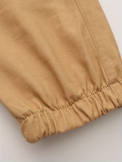 Men's Cargo Pants Outdoor Hiking Multi-Pocket Utility Long Trousers, Casual Style, For All Seasons