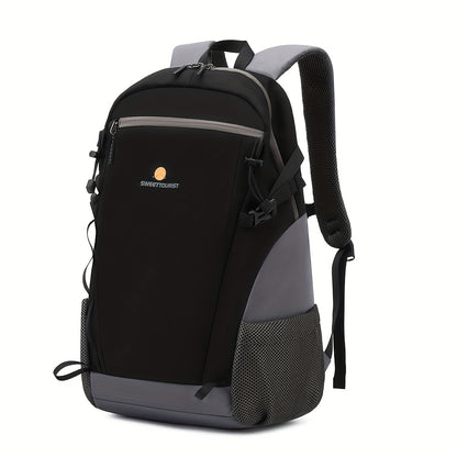 SWEET TOURIST Men'S Lightweight Hiking Backpack - Durable Oxford Fabric, Large Capacity, Adjustable Straps, Multiple Compartments for Outdoor Travel, Sports & Casual Use, Hiking Gear, Sturdy Construction