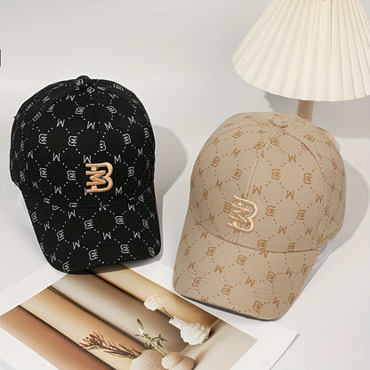 2pcs Baseball Caps for Women & Men - Beige/Black/ Pink/, Adjustable Snapback Closure, Breathable Hats for Sports, Outdoor, Parties - Unisex Sun Hats for Everyday & Formal Events, Baseball Hat, Summer Headwear, Stylish Snapbac