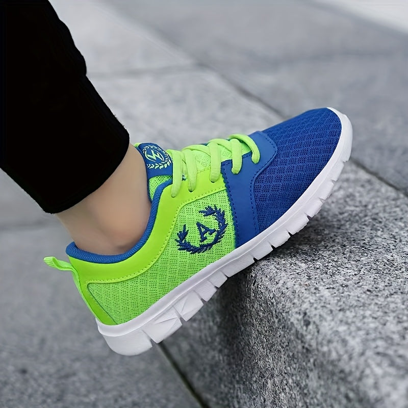 Lightweight, soft, breathable, and flexible bottom design for spring girls' sports shoes