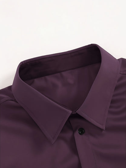 CS684166-Dress Shirt - Plain High-Quality Fabric, The Best Gift for Your Partner