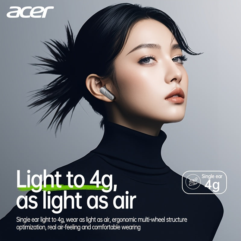30 ժամյա անլար ականջակալներ Acer OHR503 Mini Sport անլար ականջակալներ | Անլար ստերեո, երկար 30 ժամյա սպասման ռեժիմ, աղմուկի մարում, հարմարավետ կրելու համար | Համընդհանուր չափս, վերջին մոդել, հպումային կառավարում